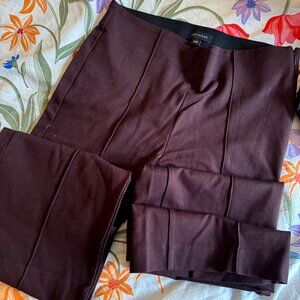 Ann Taylor Side Zip Trouser - Brown - Size 8
